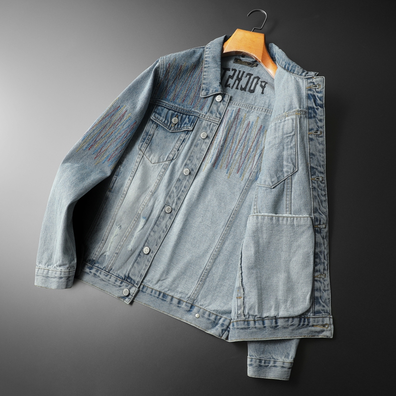 Brand Vintage Washed Denim Jac - Streetwear Brand Denim review and price